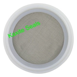 PTFE Tri Clamp Screen Sanitary Gasket dengan SS 316 mesh